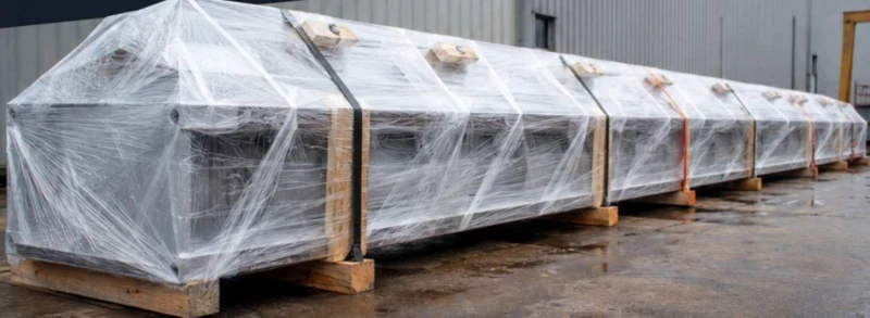 TİP 5 paketleme uygulaması: shrink plastik kaplama.